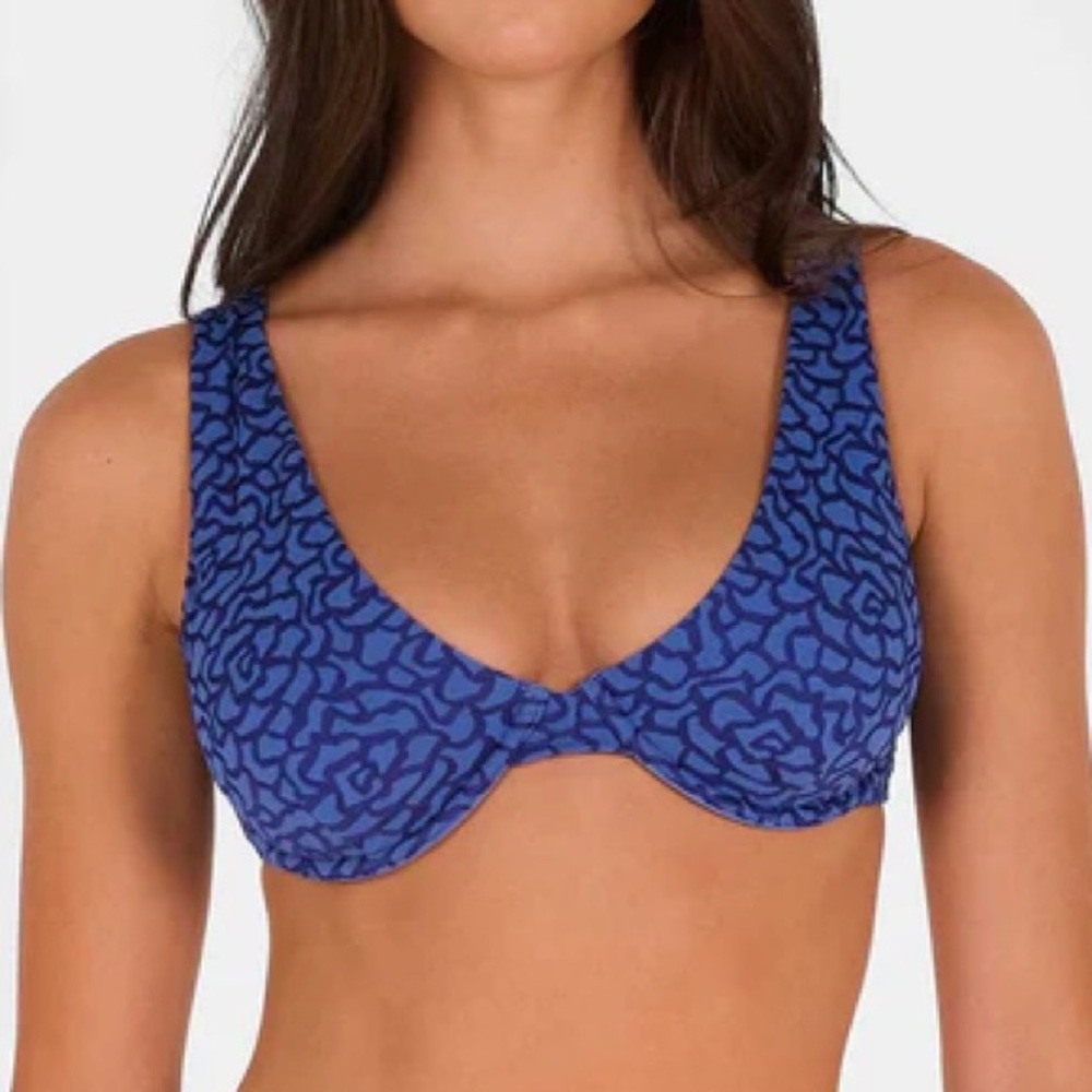 Midnight Jacquard Blackbough Swim Bikini - Picture 3 of 8